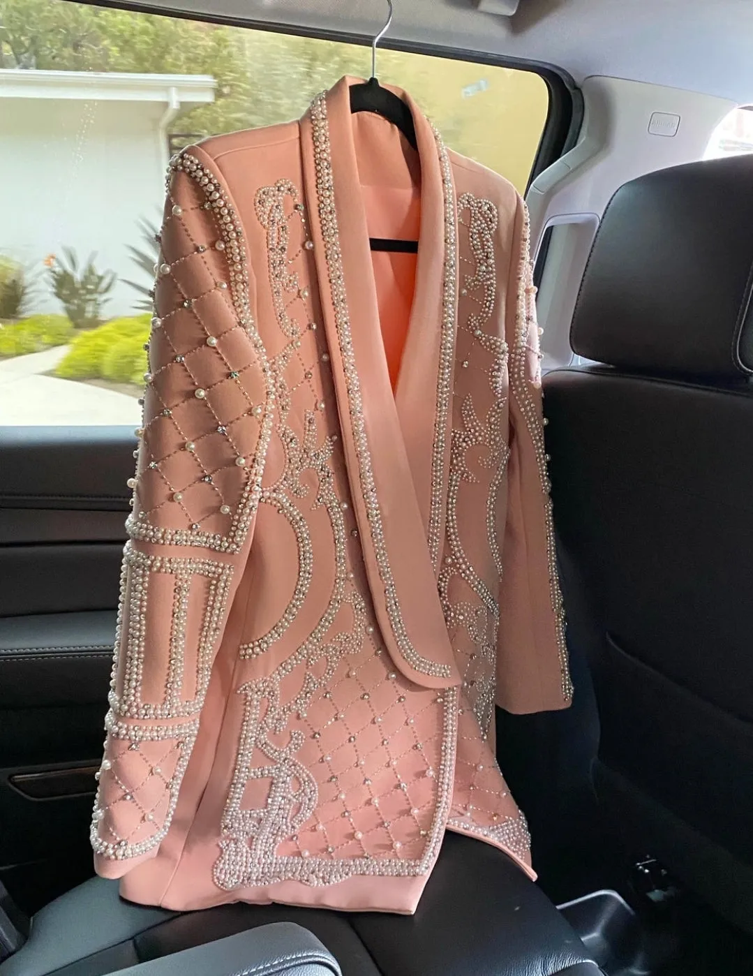 Luxurious Pearl Blazer/Dress