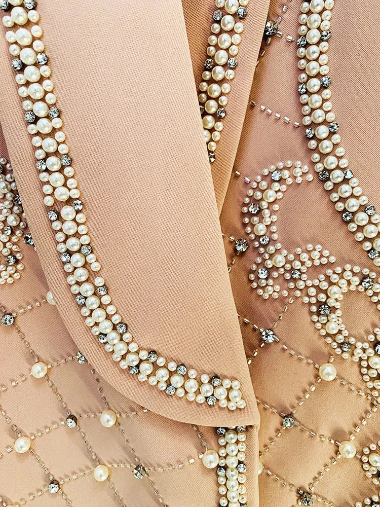 Luxurious Pearl Blazer/Dress