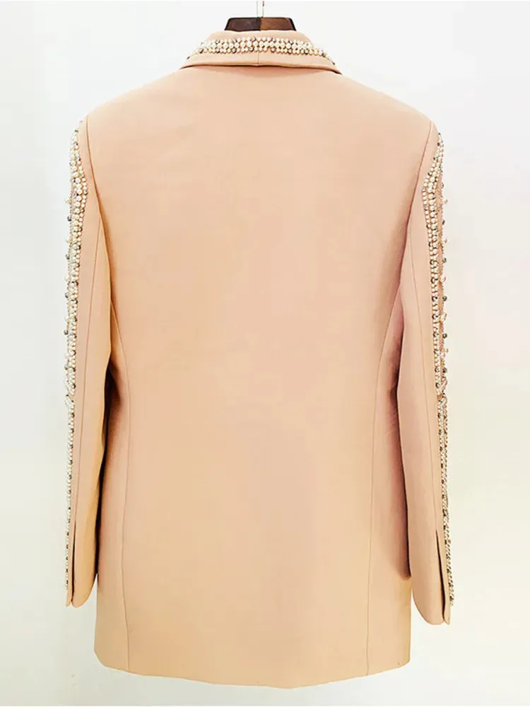 Luxurious Pearl Blazer/Dress