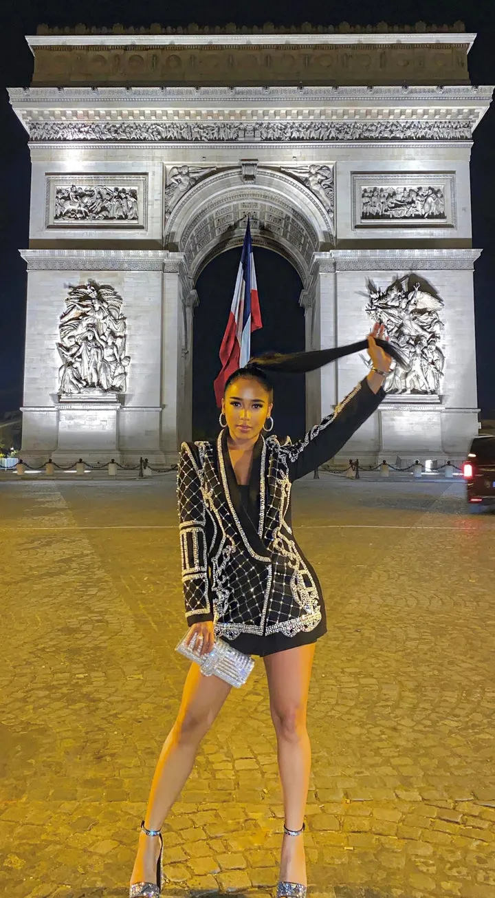 Luxurious Pearl Blazer/Dress
