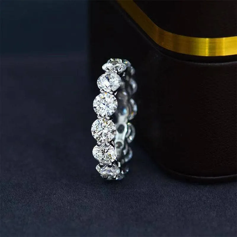 Luxurious Simulated Diamond Wedding Band Set