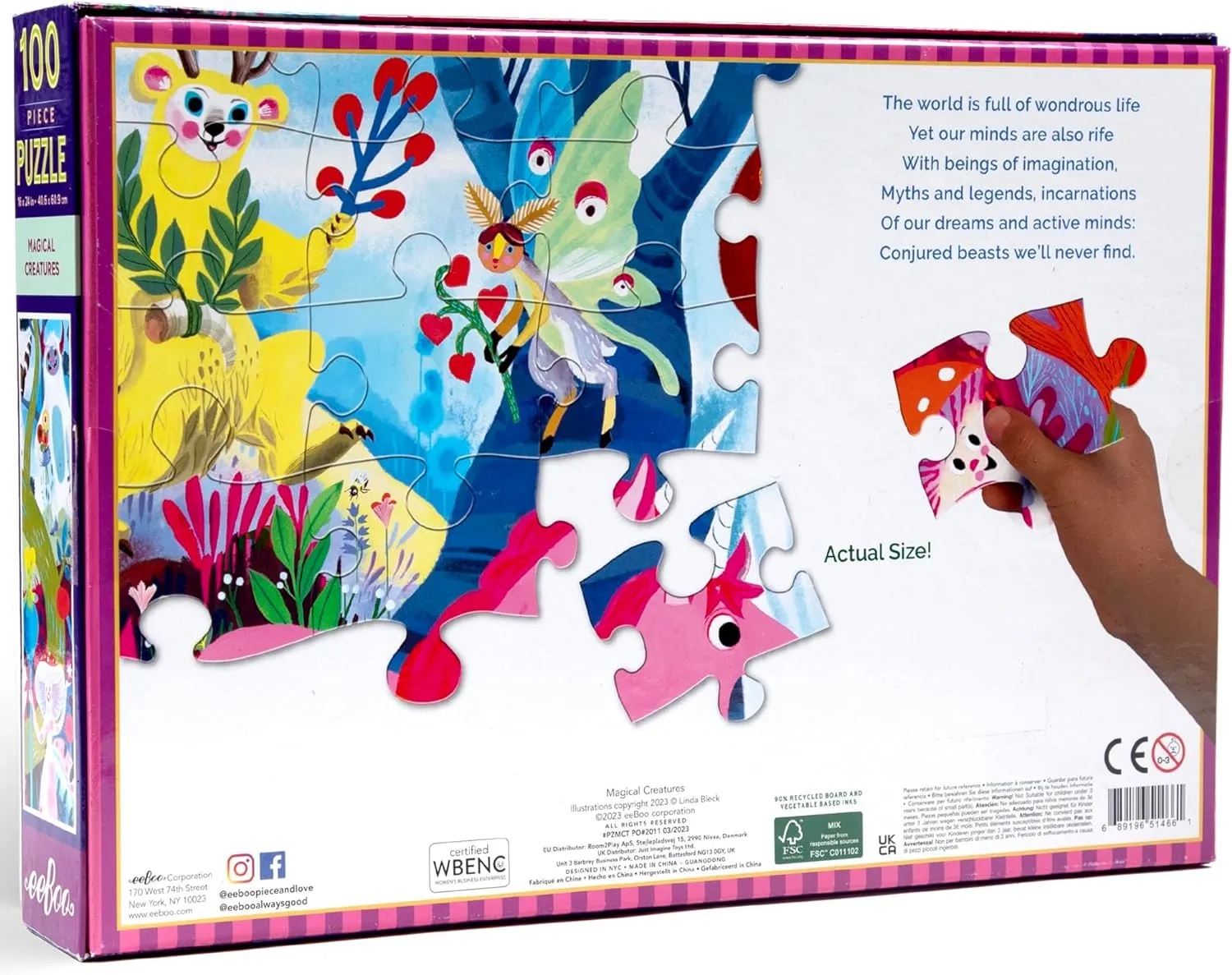 Magical Creatures 100 Pc Puzzle
