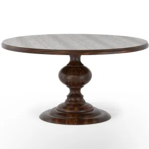 Magnolia Dining Table, Dark Oak