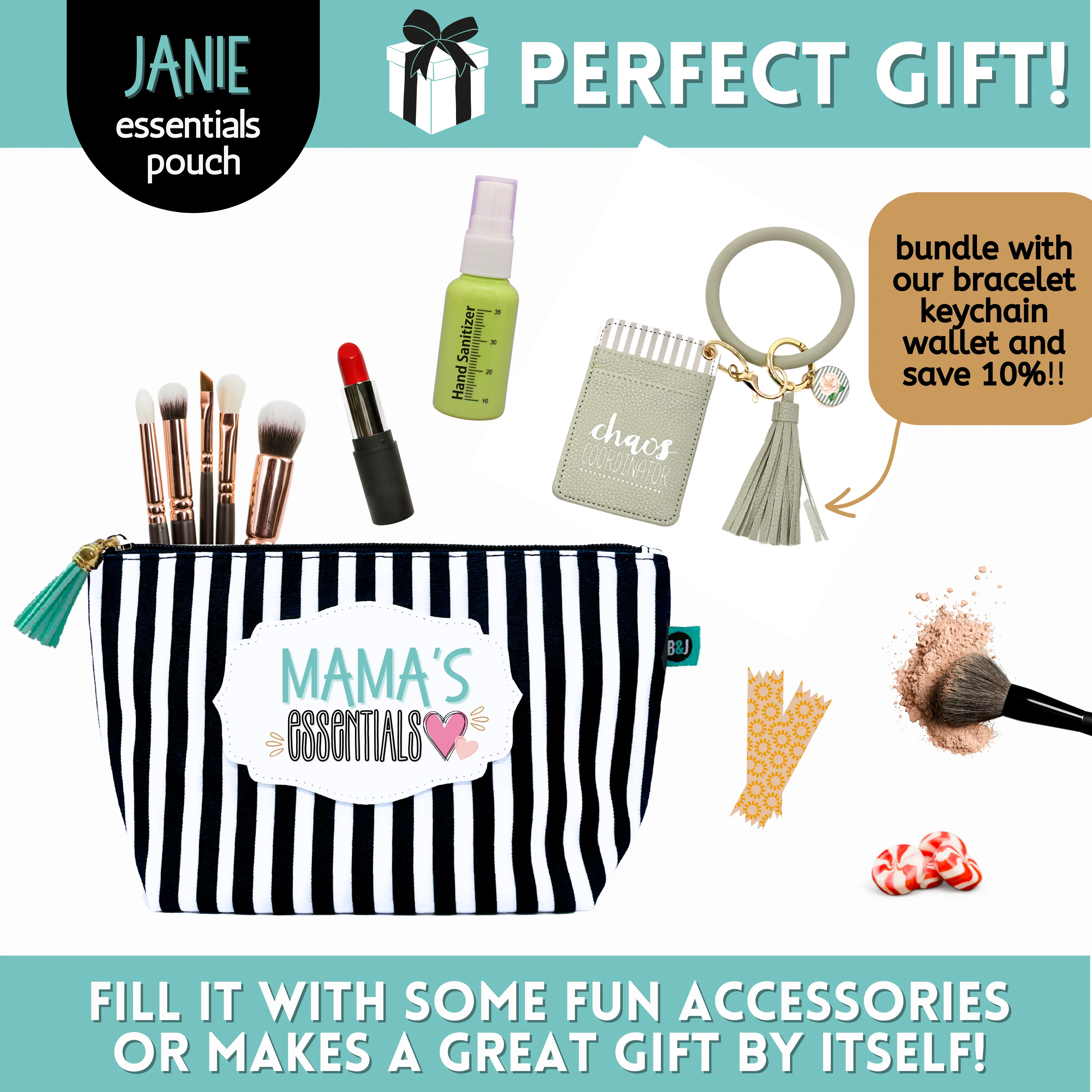 Mama's Essentials Janie Zippered Pouch
