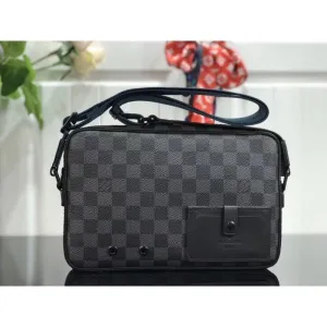 Men&#8217;s Alpha Messenger Bag Damier Graphite Canvas N40188 2019 Collection