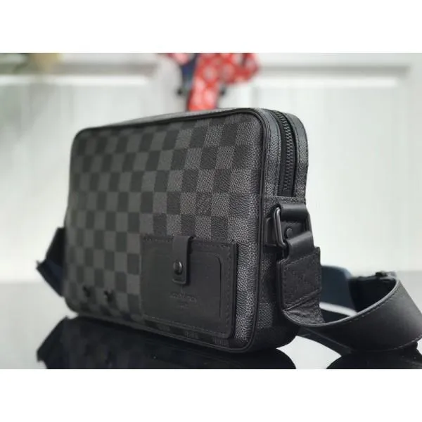 Men&#8217;s Alpha Messenger Bag Damier Graphite Canvas N40188 2019 Collection