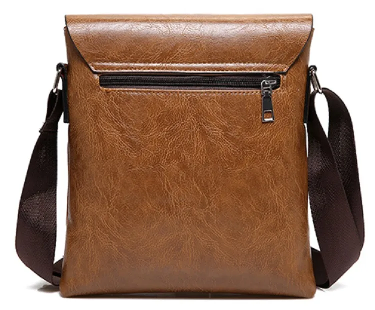 Men's Leather Messenger Bag