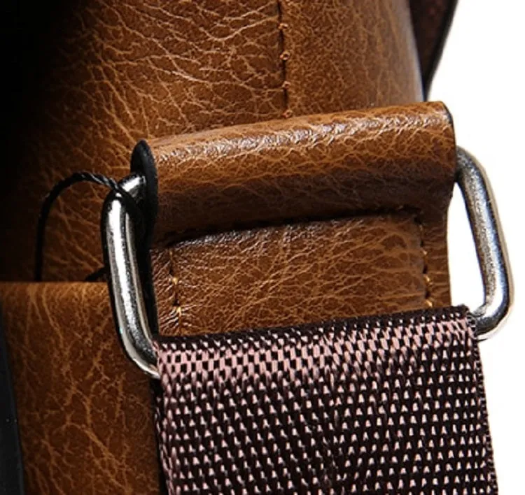Men's Leather Messenger Bag
