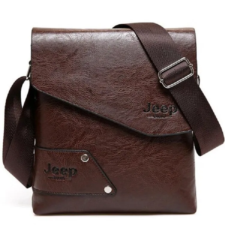 Men's Leather Messenger Bag