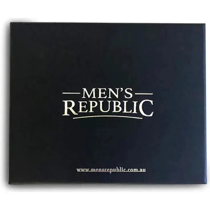 Men's Republic Leather Wallet - Black