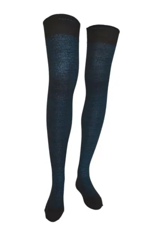 Merino Wool Luxurious Logo Stockings