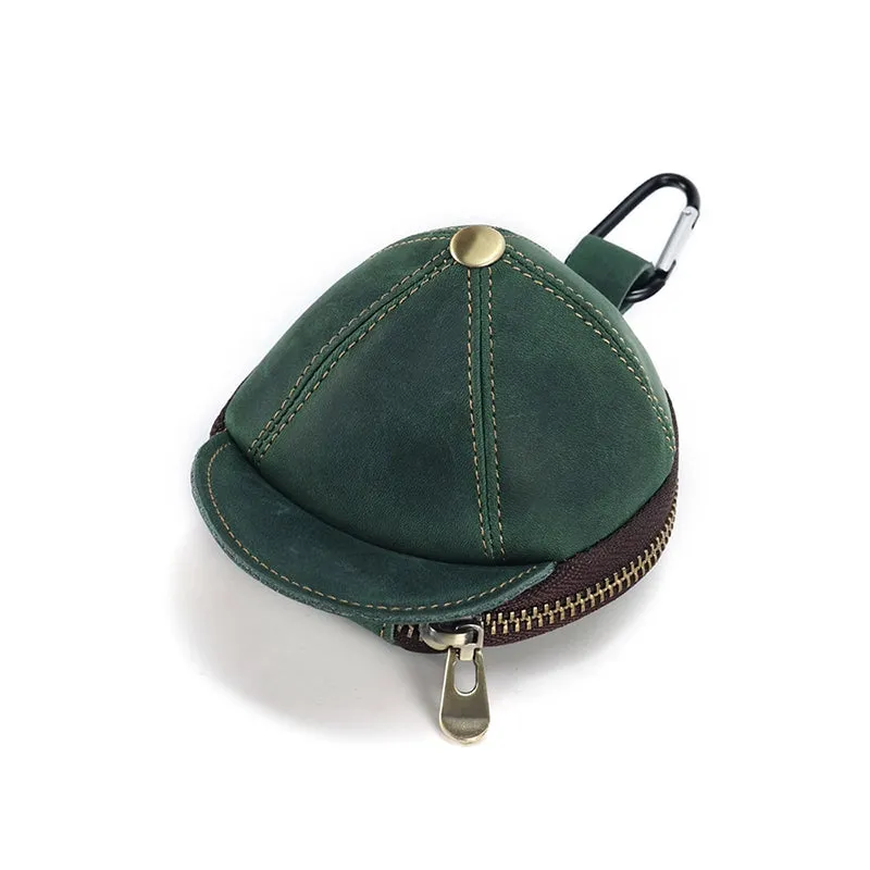 Mini Cap Leather Coin Purse