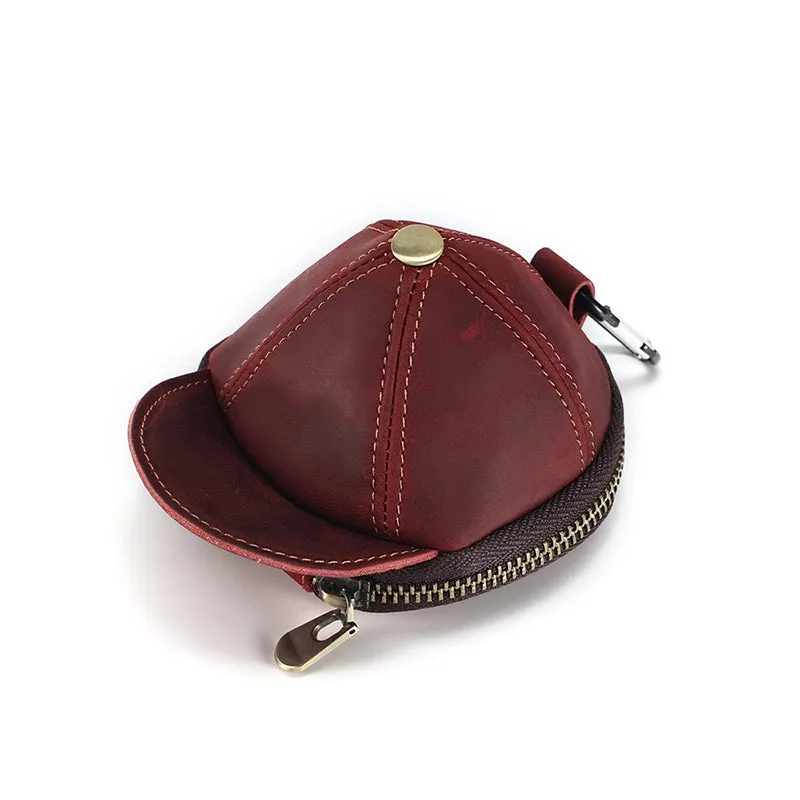Mini Cap Leather Coin Purse