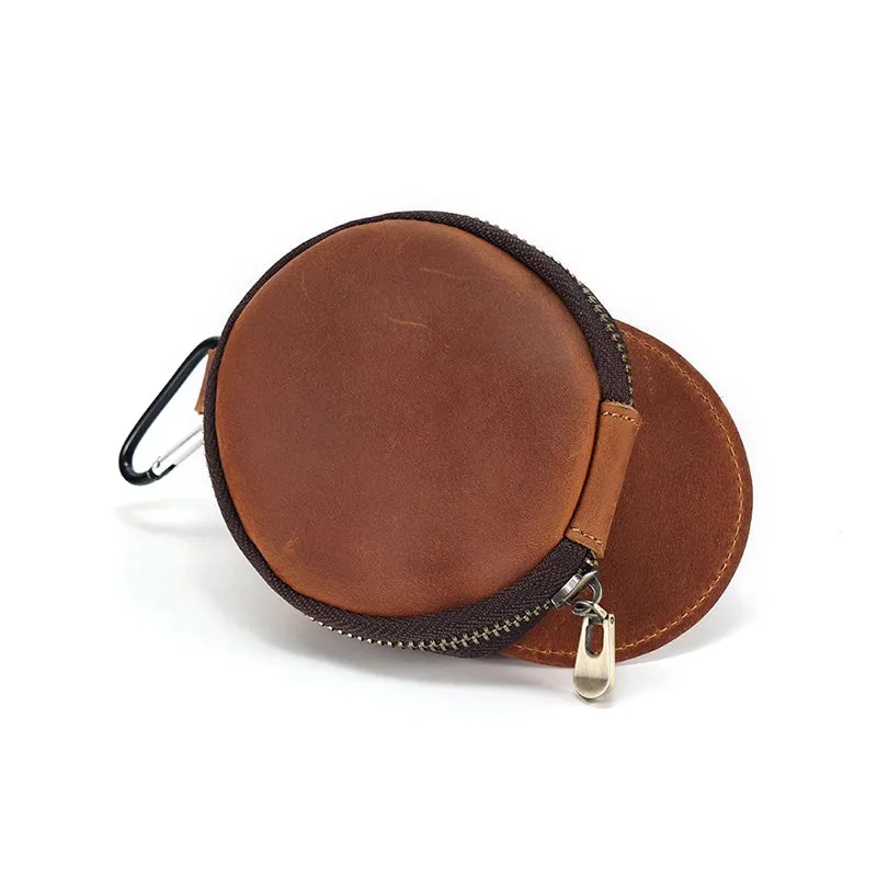 Mini Cap Leather Coin Purse