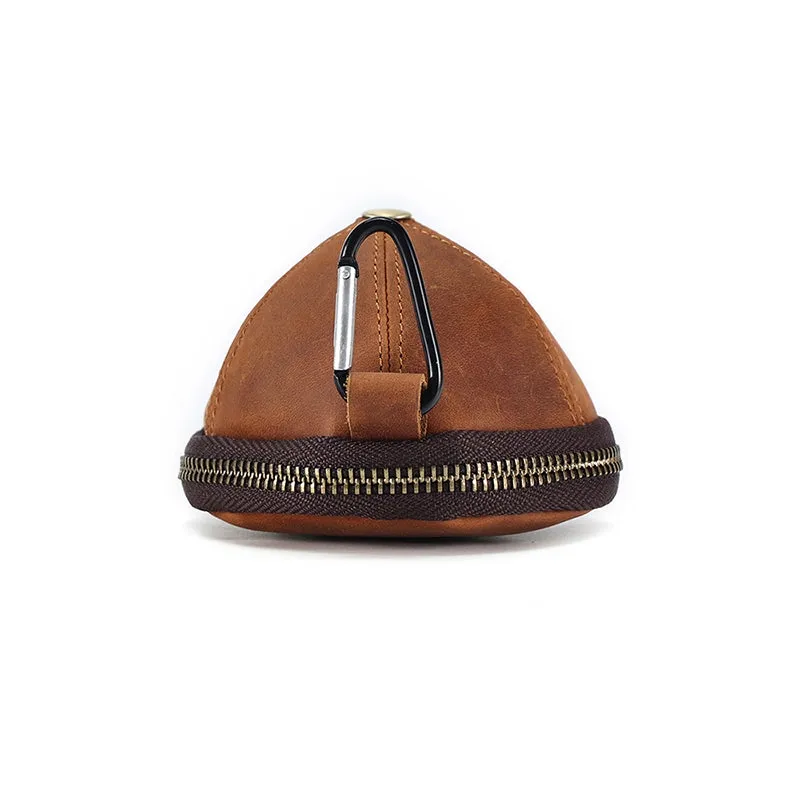 Mini Cap Leather Coin Purse