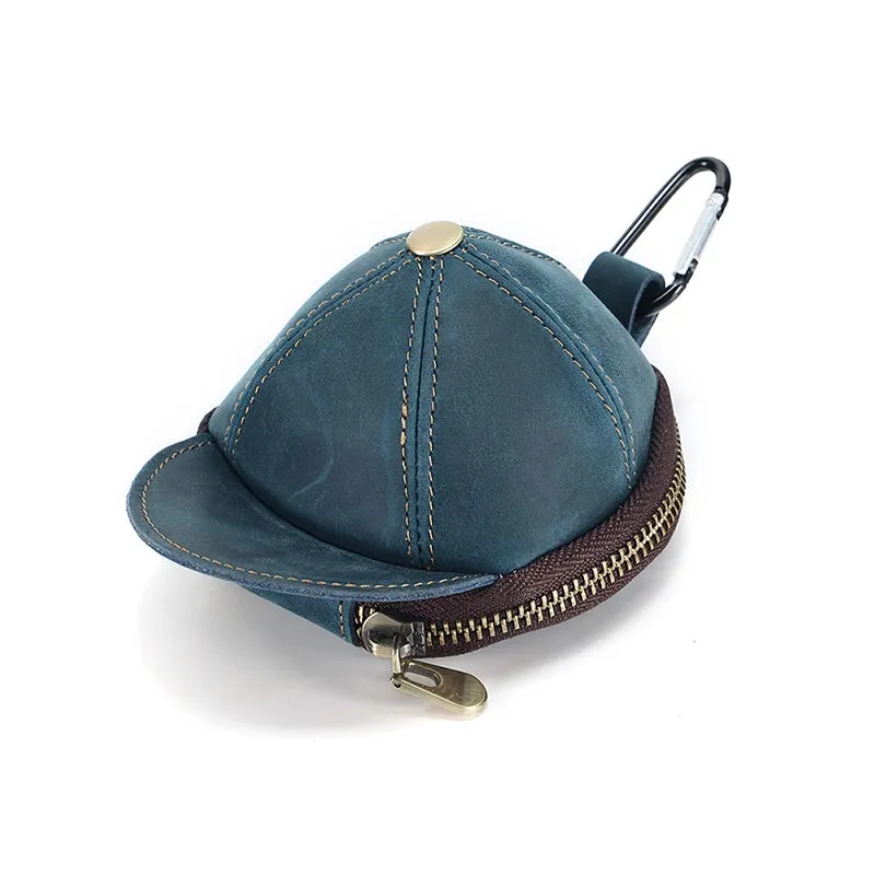 Mini Cap Leather Coin Purse