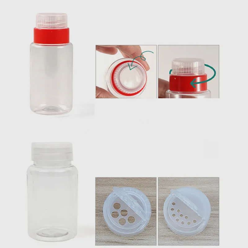 Mini Outdoor Camping BBQ Spice Bottle Set Storage Bag