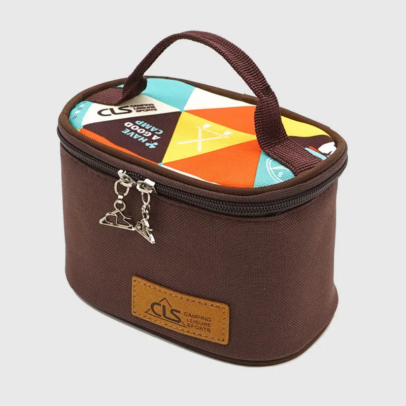 Mini Outdoor Camping BBQ Spice Bottle Set Storage Bag