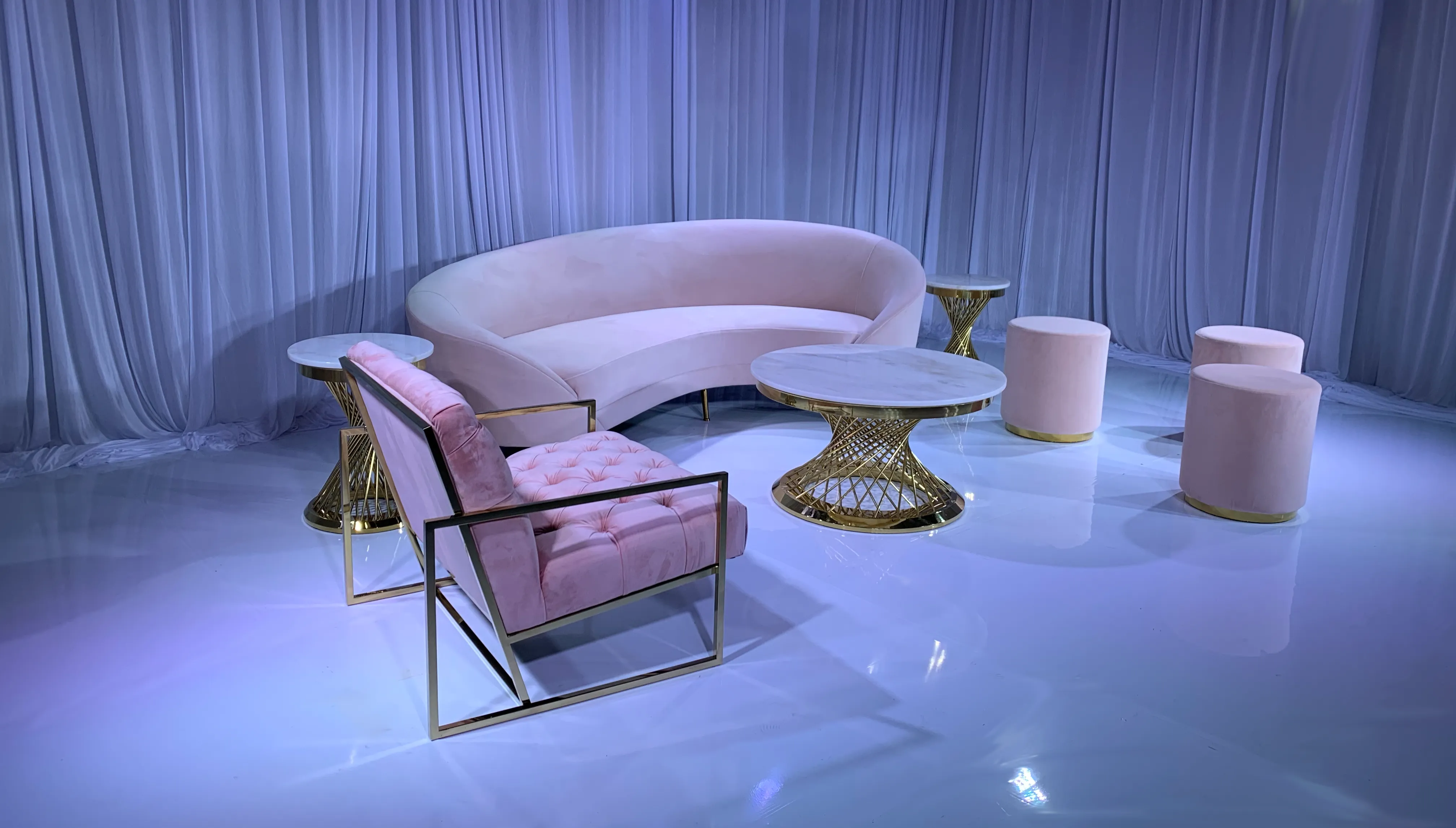 MONACO SOFA GROUPING 1 - BLUSH