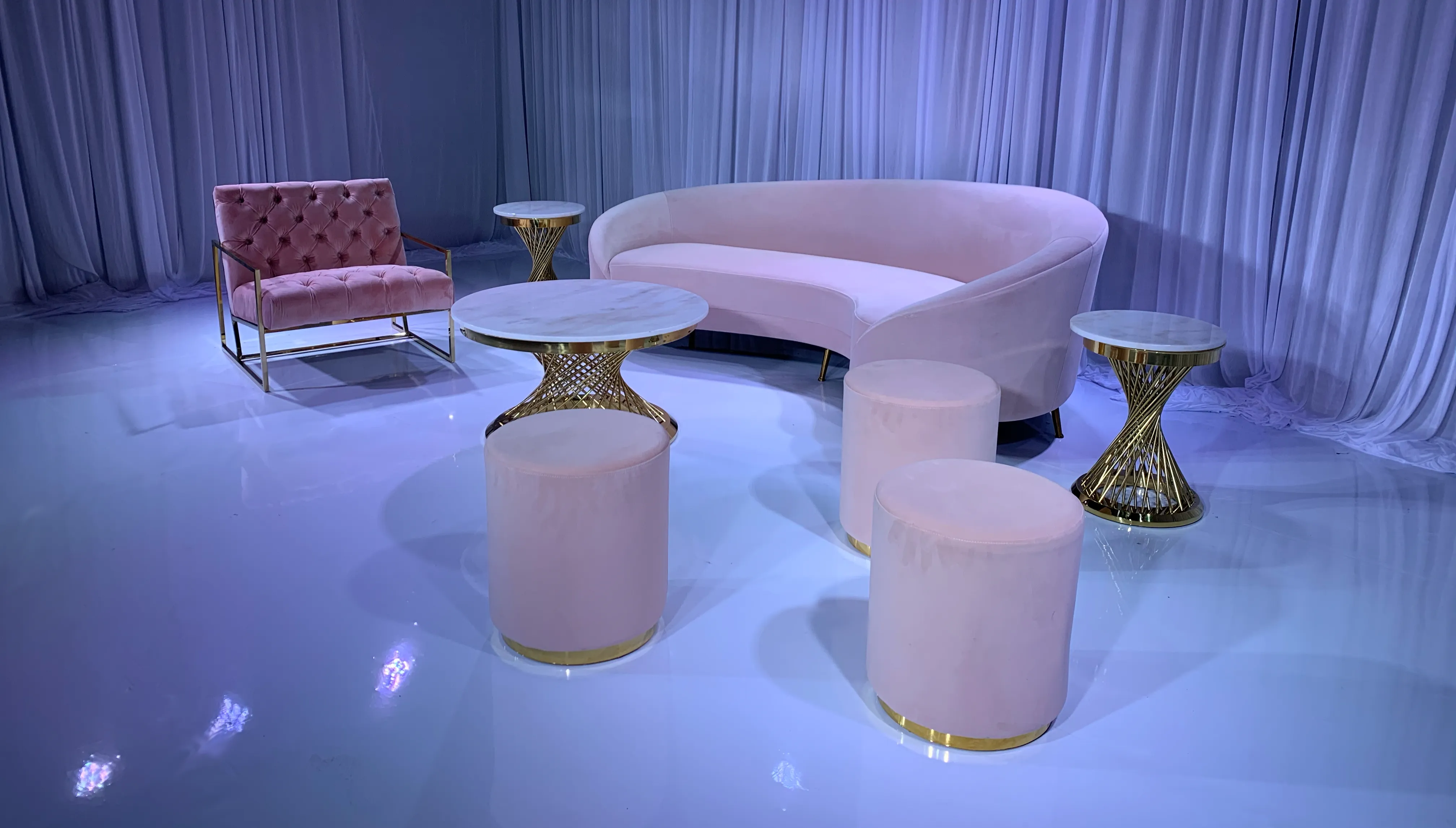 MONACO SOFA GROUPING 1 - BLUSH