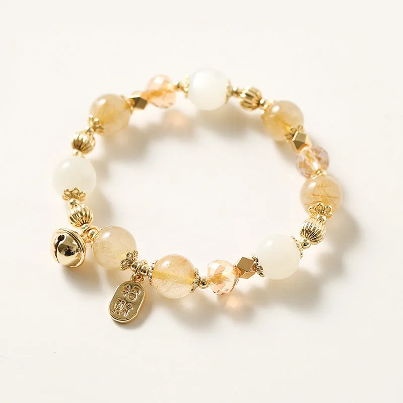 Moonlight Crystal Bracelet from Fortune's Favor Collection - Planderful