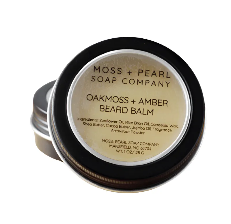 Moss & Pearl- Amber & Oakmoss Beard and Skin Balm