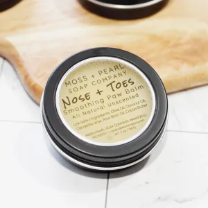 Moss   Pearl Soap Company- Dog Nose and Toes smoothing Paw Balm