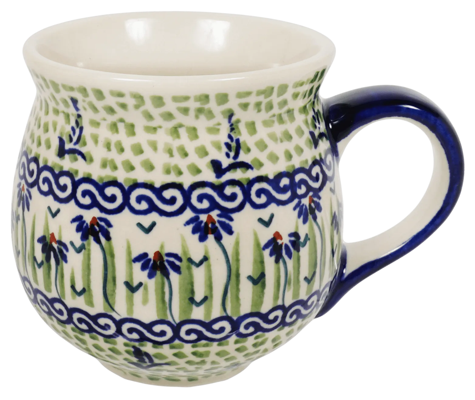 Mug, Belly Mug, 10oz Medium in "Riverbank" by Manufaktura | K090T-MC15