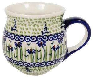 Mug, Belly Mug, 10oz Medium in "Riverbank" by Manufaktura | K090T-MC15