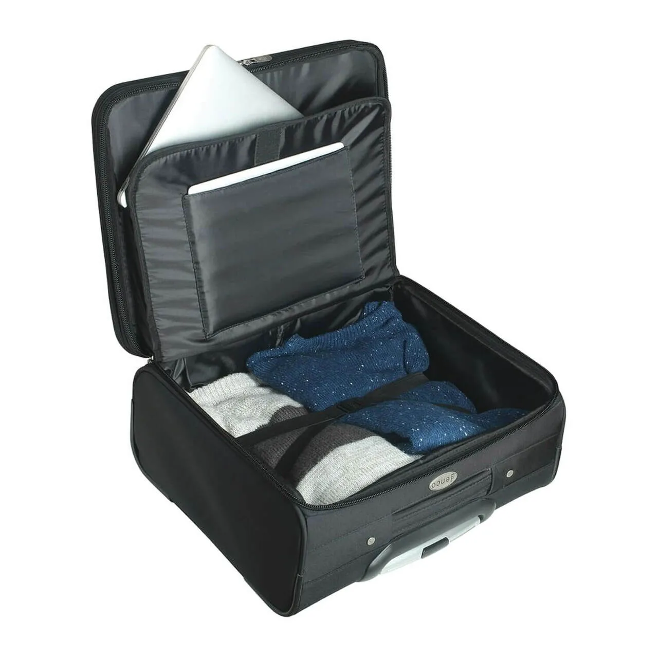 Nashville Predators 14" Black Wheeled Laptop Overnighter