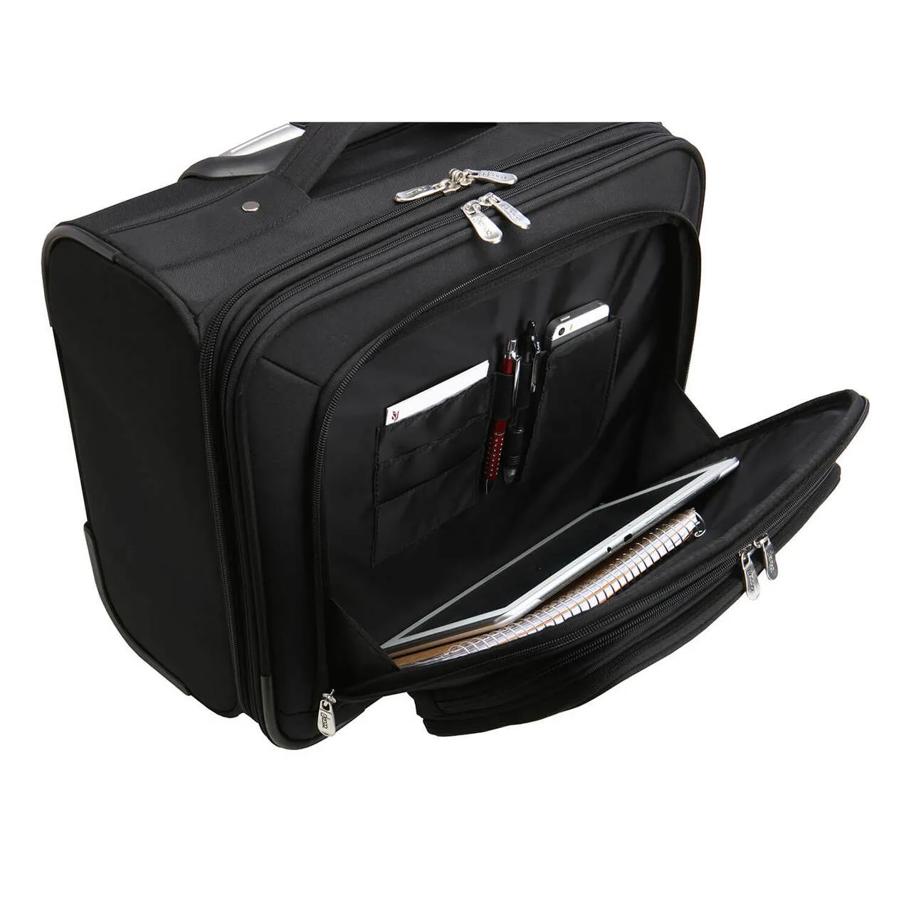 Nashville Predators 14" Black Wheeled Laptop Overnighter