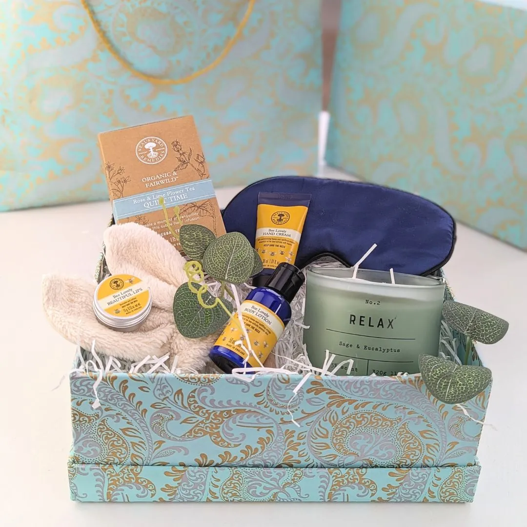 New Mum Relaxation Gift Box, Nourishing Trio & Relaxation