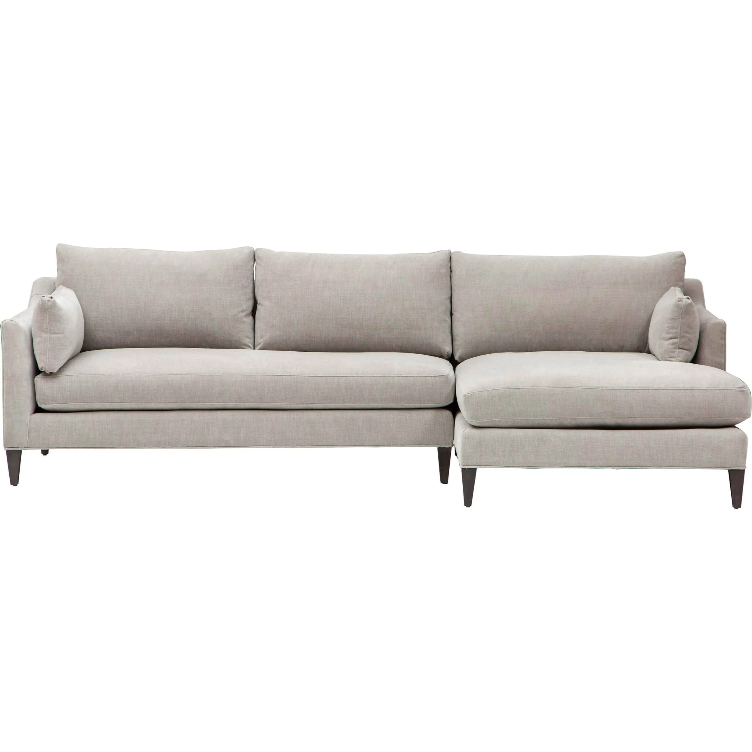 Nicolas Sectional, Vino Silver