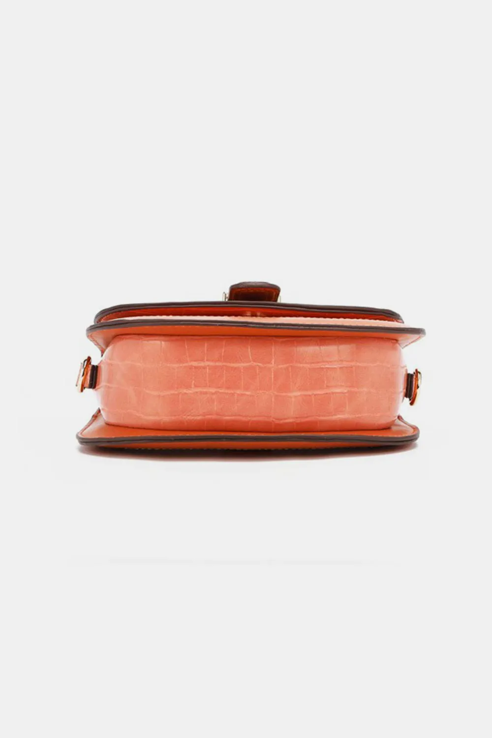 Nicole Nikky Lee USA Croc Embossed Crossbody Bag