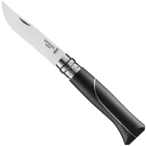 No.08 Ellipse Polished Stainless Steel Folding Knife