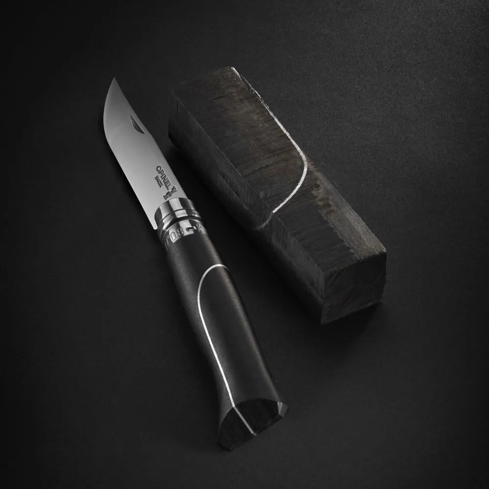 No.08 Ellipse Polished Stainless Steel Folding Knife