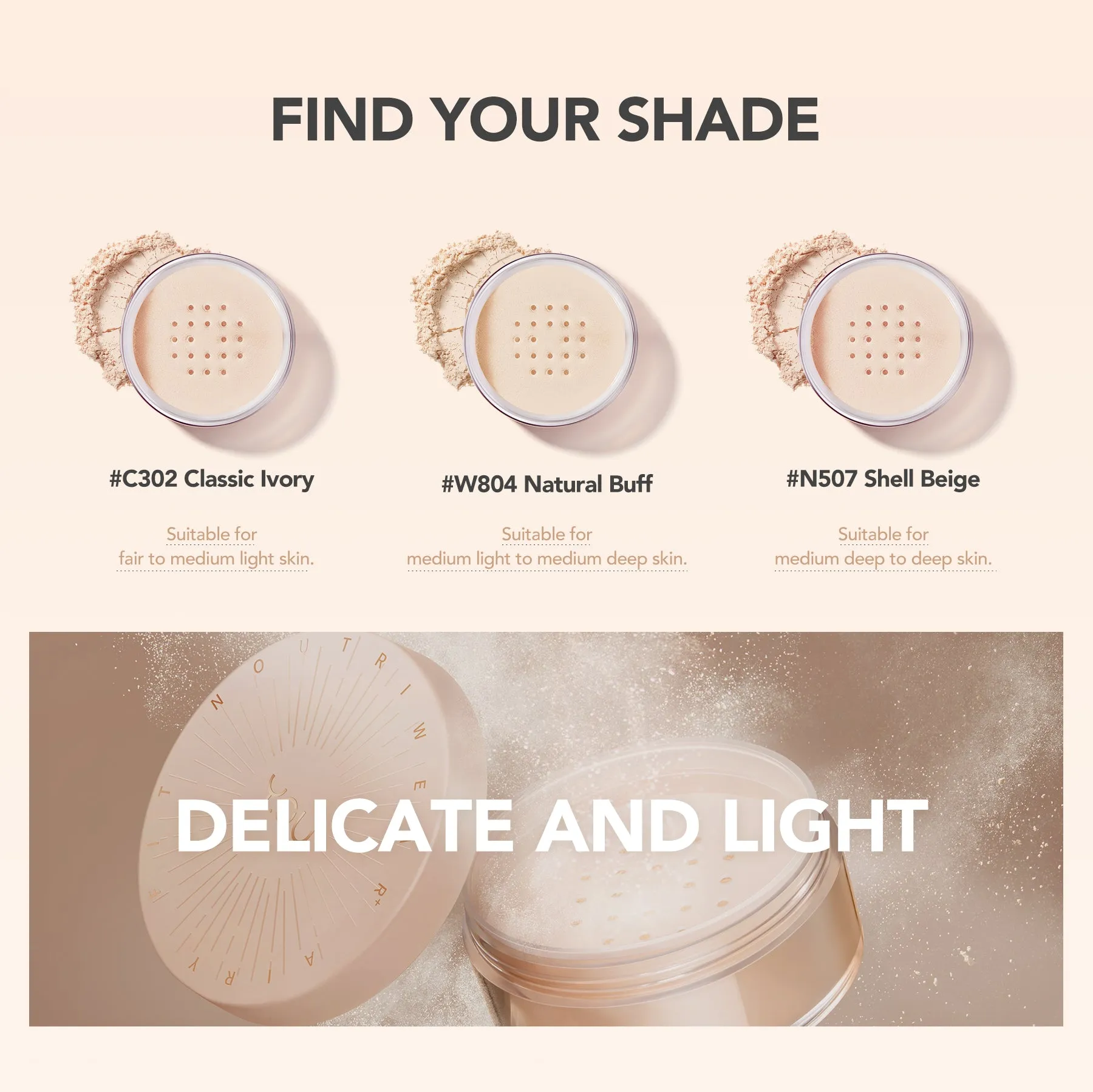 NoutriWear  Airy Fit Loose Powder