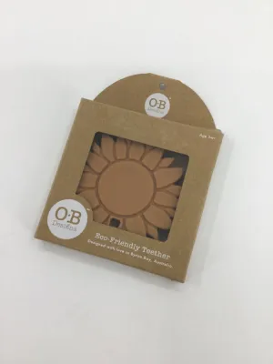 O.B Designs Eco Friendly Teether - Sunflower