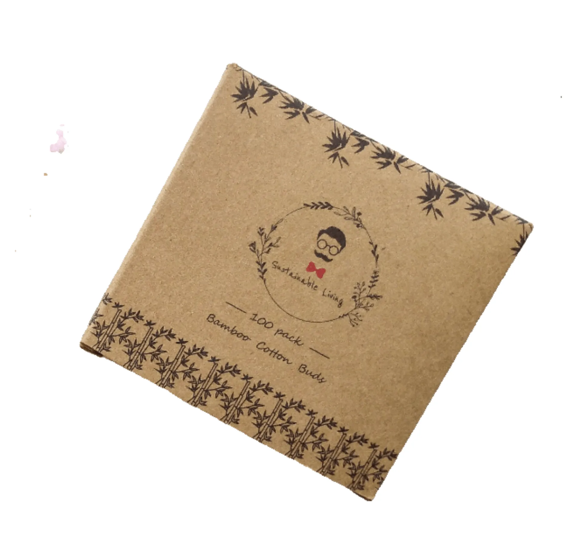 Organic Bamboo Cotton Buds - Biodegradable (100 Pack)