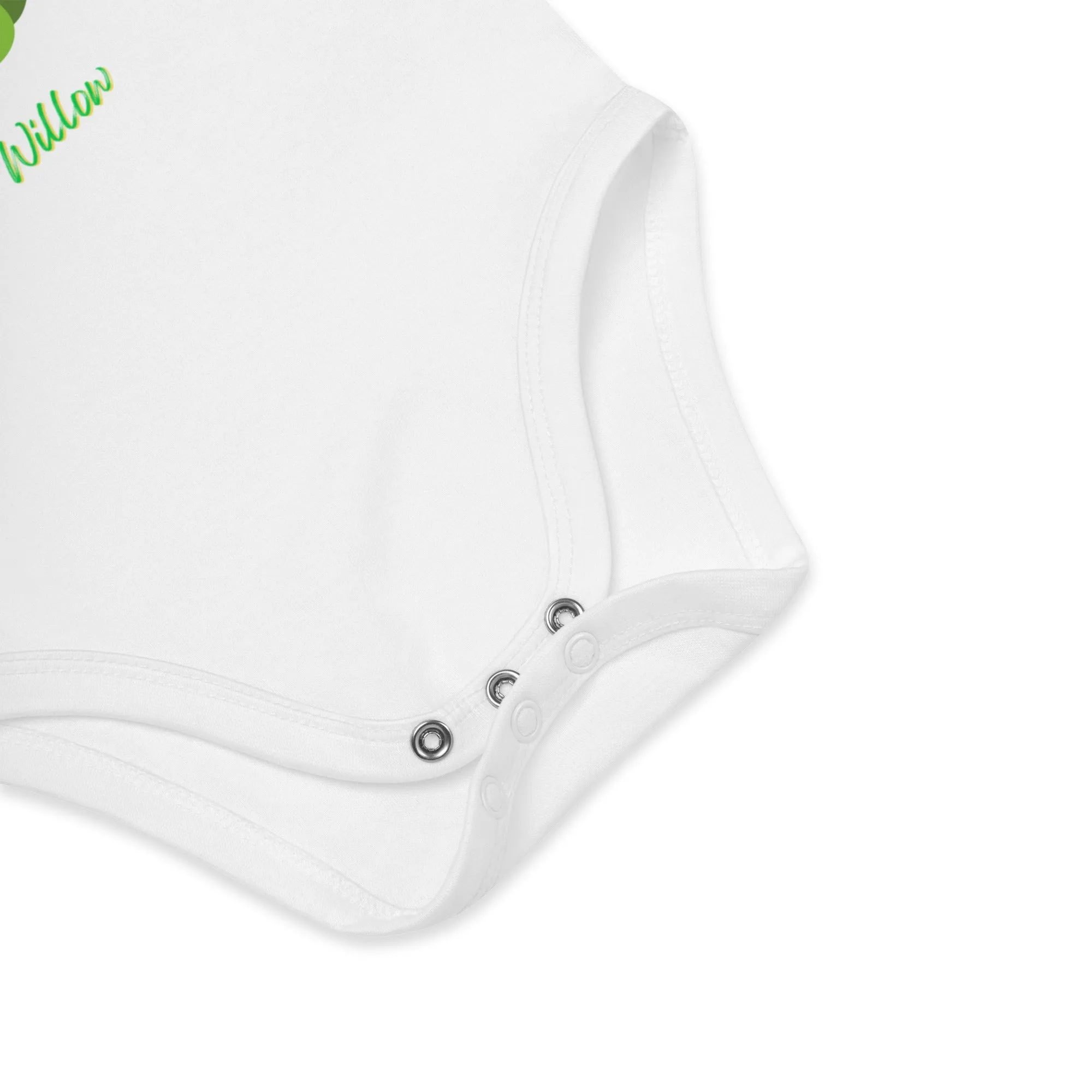 Organic cotton baby bodysuit, Little tortoise - Fitz & Willow