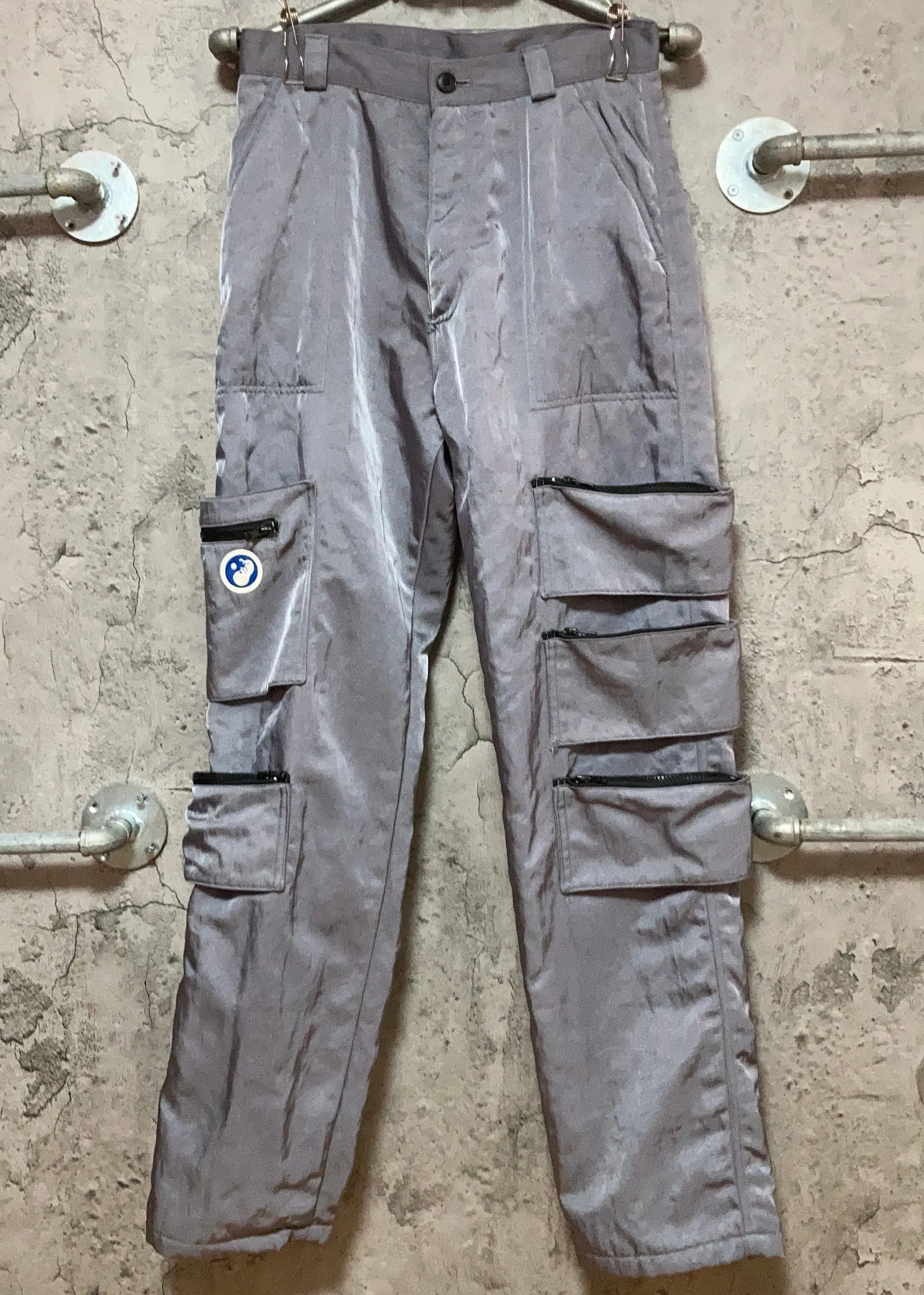 padded ski sweater blue