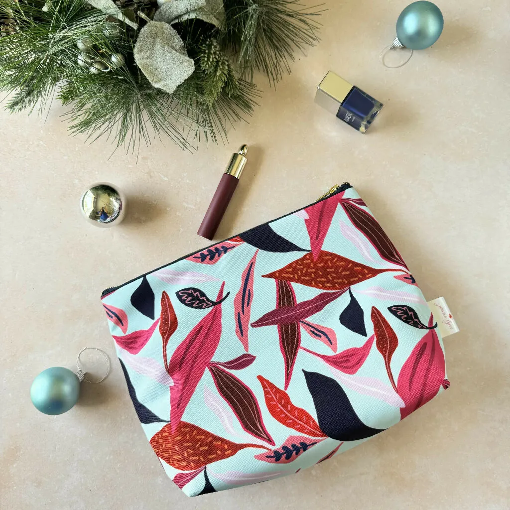 Palm Lily Waterproof Toiletry Bag