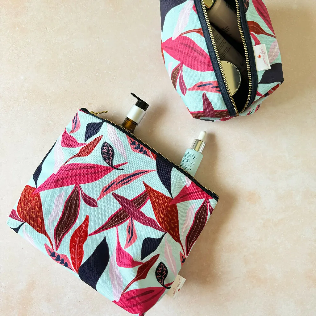 Palm Lily Waterproof Toiletry Bag