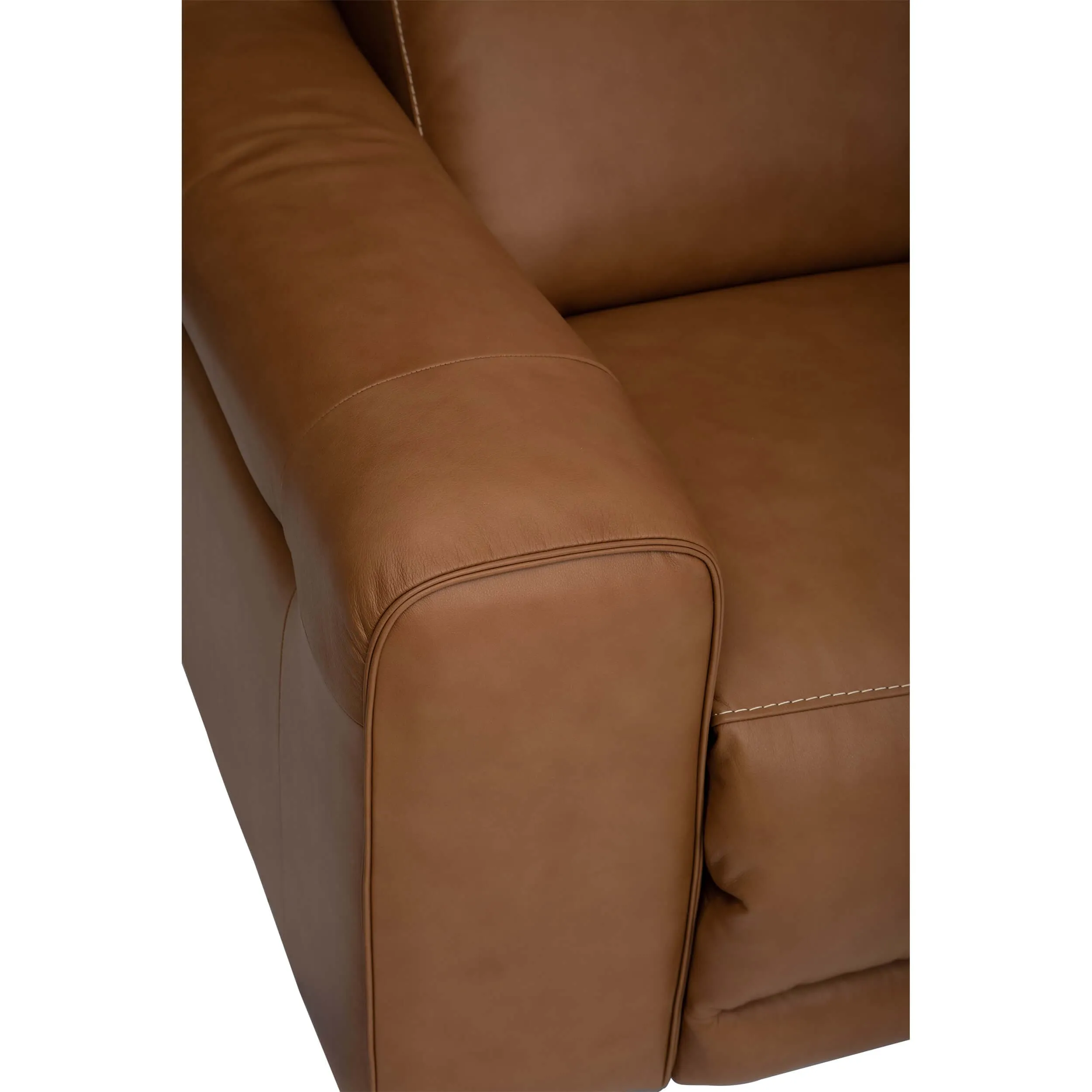 Pembroke 6 Piece Power Recliner Sectional, Aline Butternut