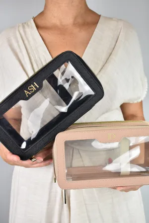 Personalised Clear Makeup Bag Gift Bundle