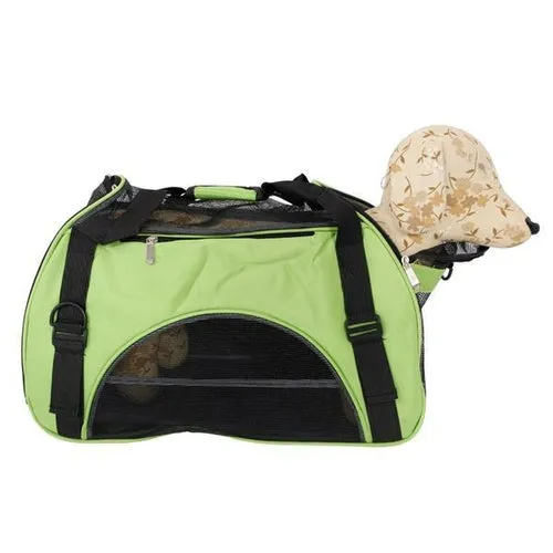 Pet Carrier Bag Handbag Hollow-Out Portable Comfort Breathable