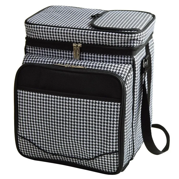Picnic Basket/Cooler Equipped for Two