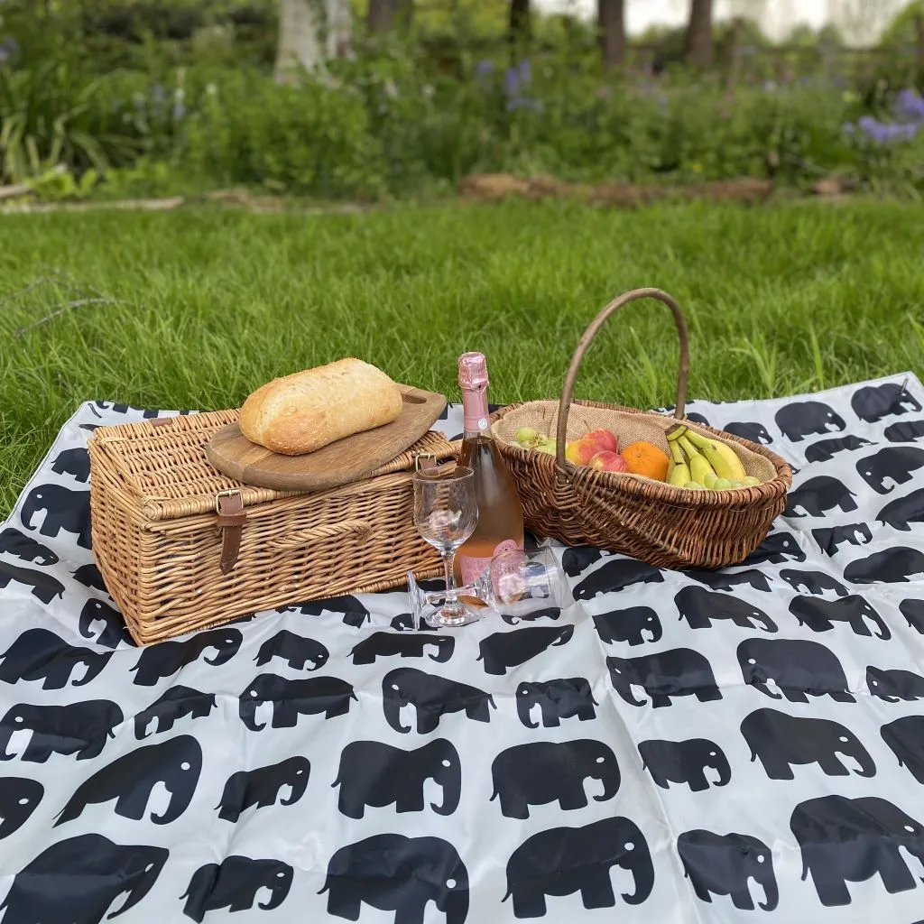 Picnic Blanket - GOLD GEOMETRIC