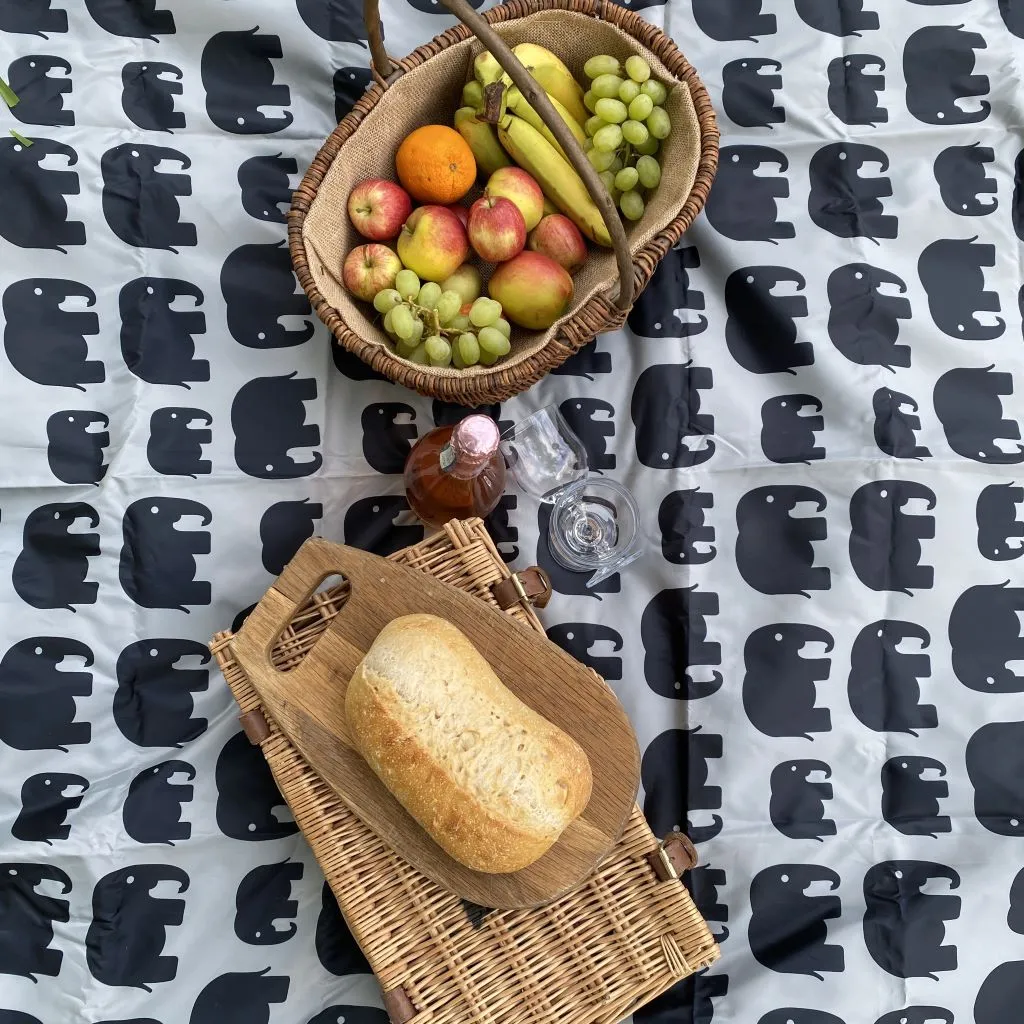 Picnic Blanket - GOLD GEOMETRIC