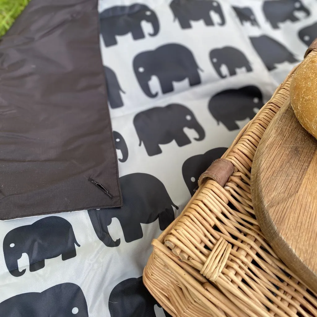 Picnic Blanket - GOLD GEOMETRIC